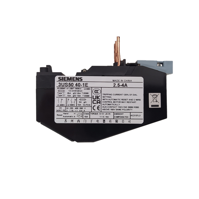 Tepelné relé 3US50 40-1E pre CNC nárezové centrum KS-832