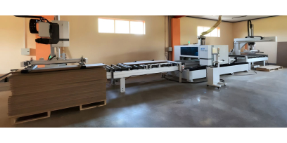 Automatizovaná linka založená na CNC štvorstrannej píle KHM-550B