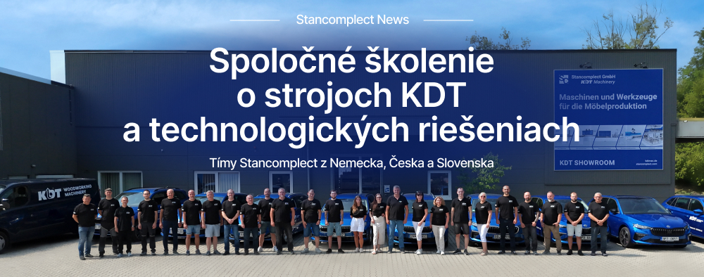 Tímy Stancomplect z Nemecka, Česka a Slovenska na spoločnom školení o zariadeniach KDT